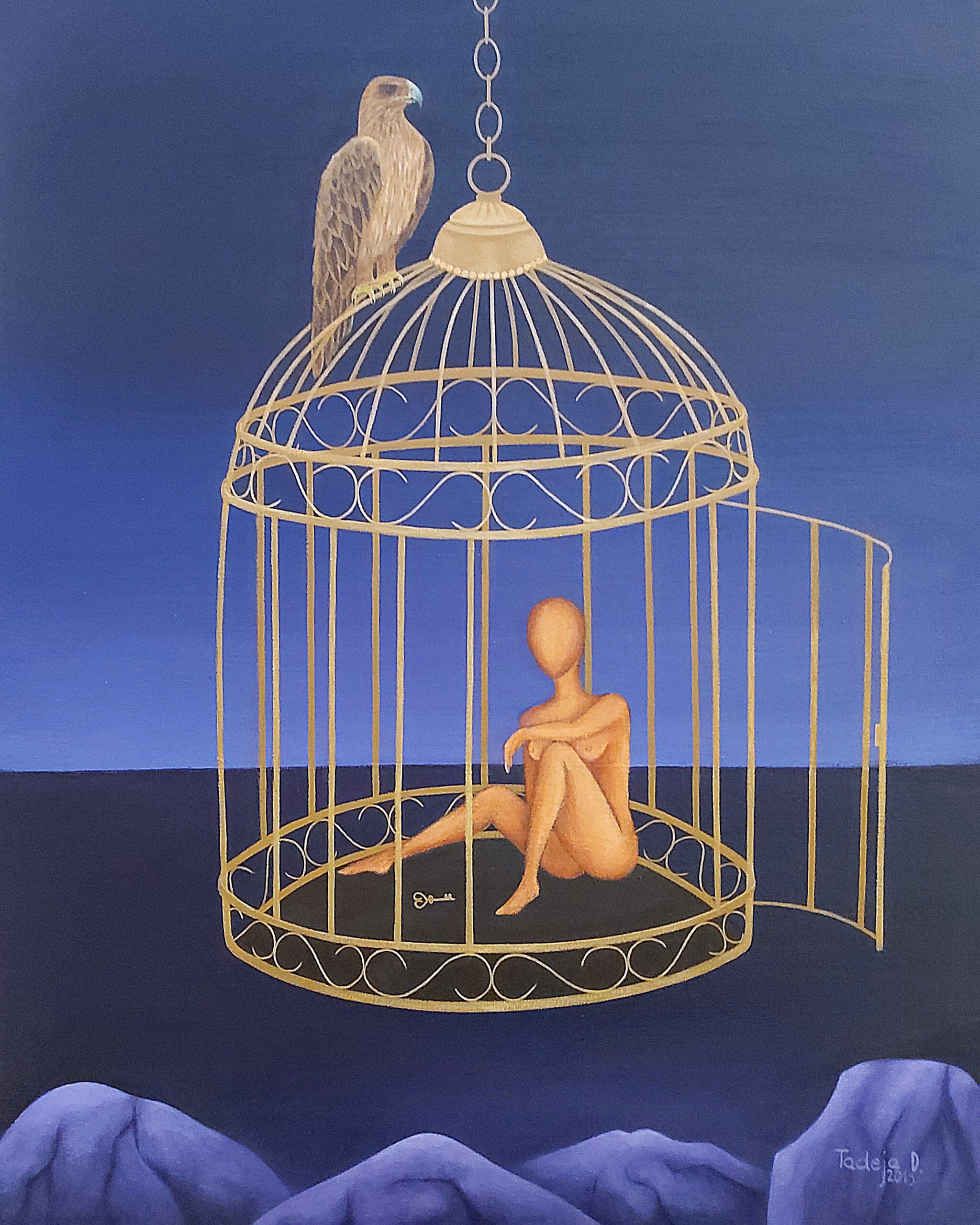 Open Cage (Canvas print)